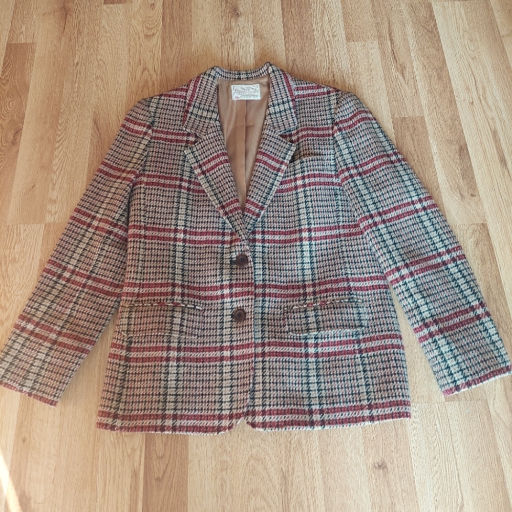 Vintage 80's Pendleton Women's Wool Blazer